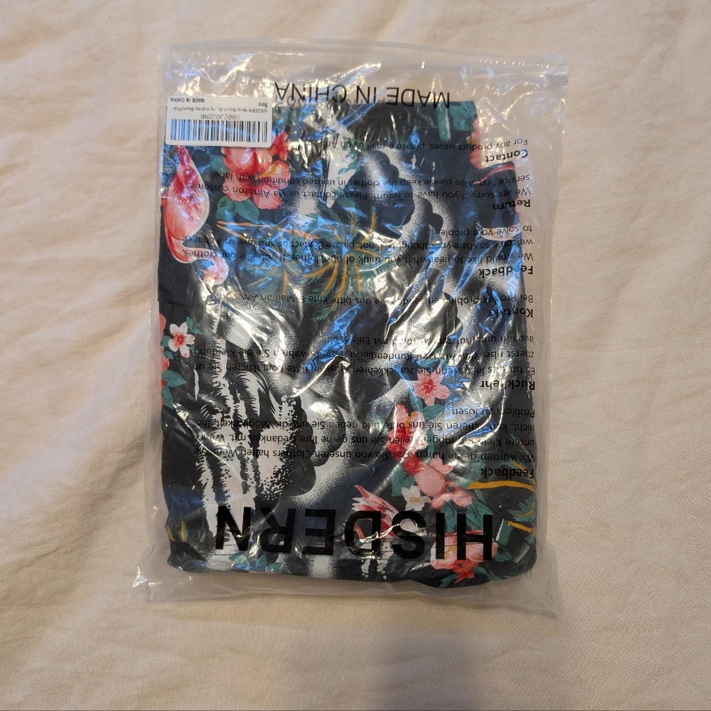 Black Hawaiian shirt